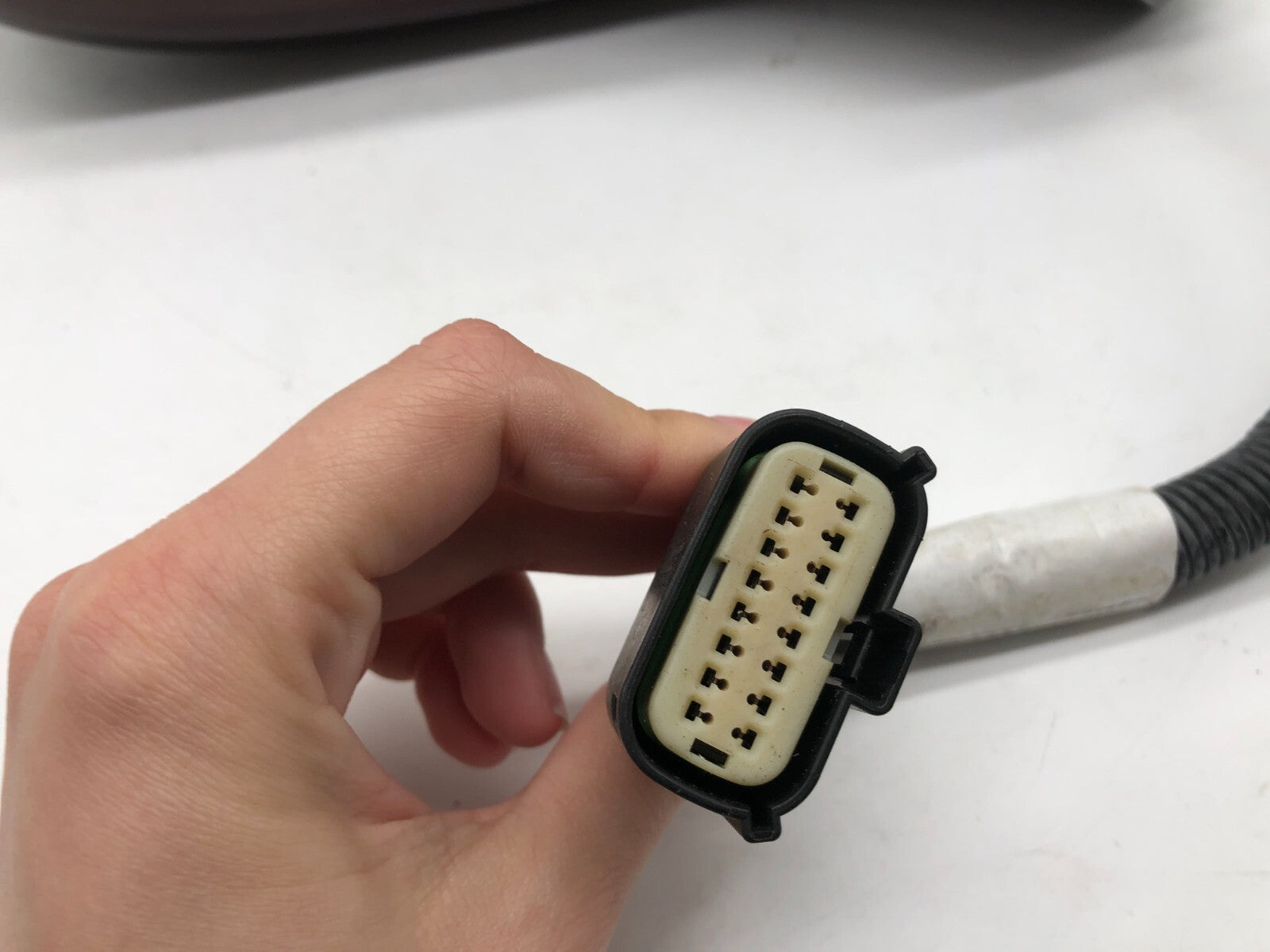 2019-2020 Ford Fusion Driver Side View Power Door Mirror Maroon BSA A02B25029