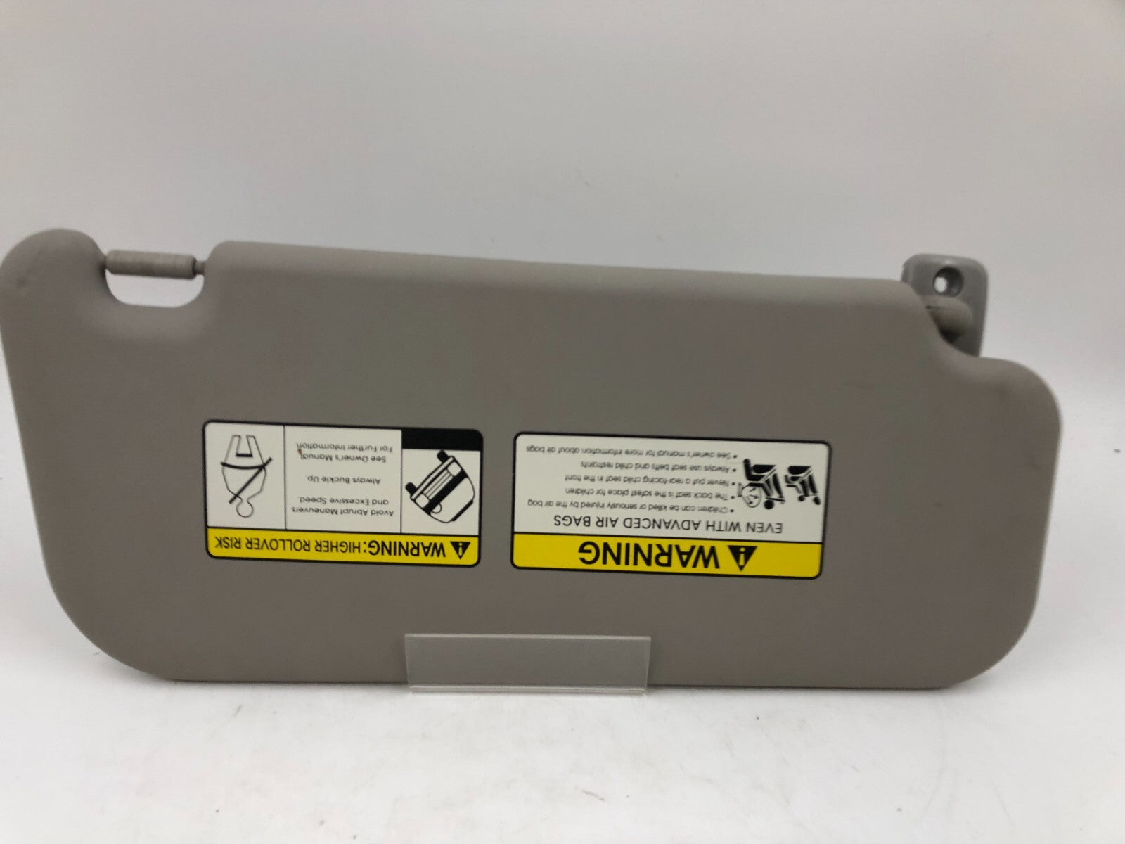 2010-2013 Kia Soul Driver Sun Visor Gray OEM B02B34024