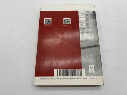2014 Ford Taurus Owners Manual Set with Case OEM B04B23024