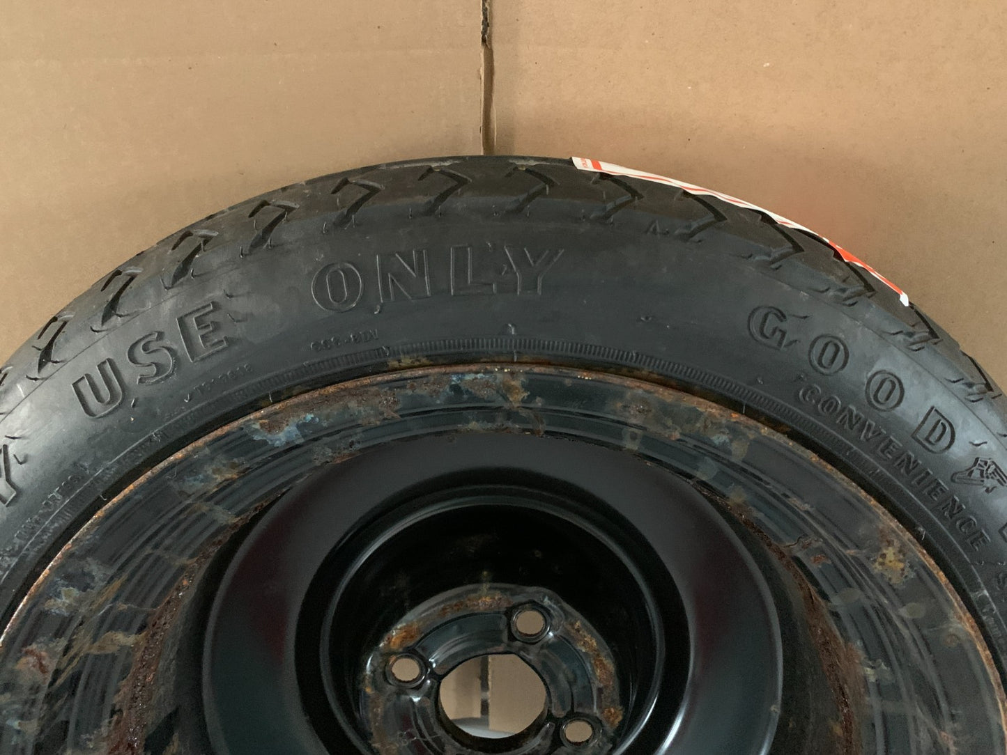 2005-2010 Chevrolet Cobalt 15" Spare Tire Wheel Compact Donut 4 Lugs T115/70D15