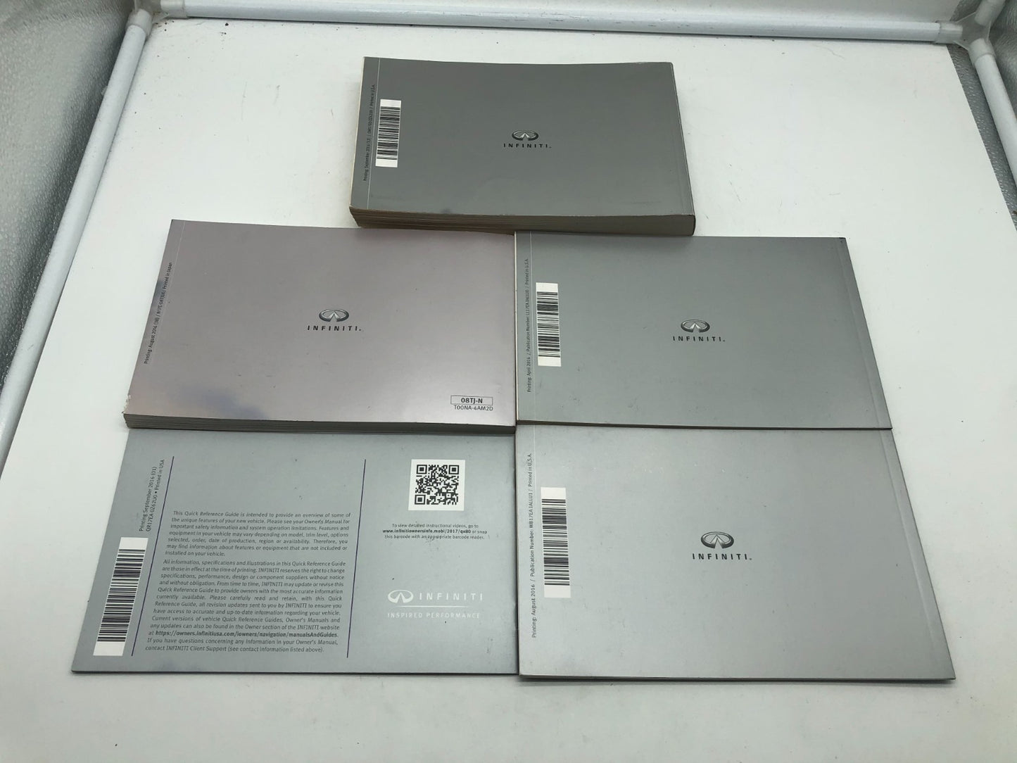 2017 Infiniti QX80 QX 80 Owners Manual Set OEM D03B07010