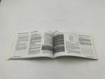 2002 Nissan Altima Owners Manual Handbook OEM G02B44025