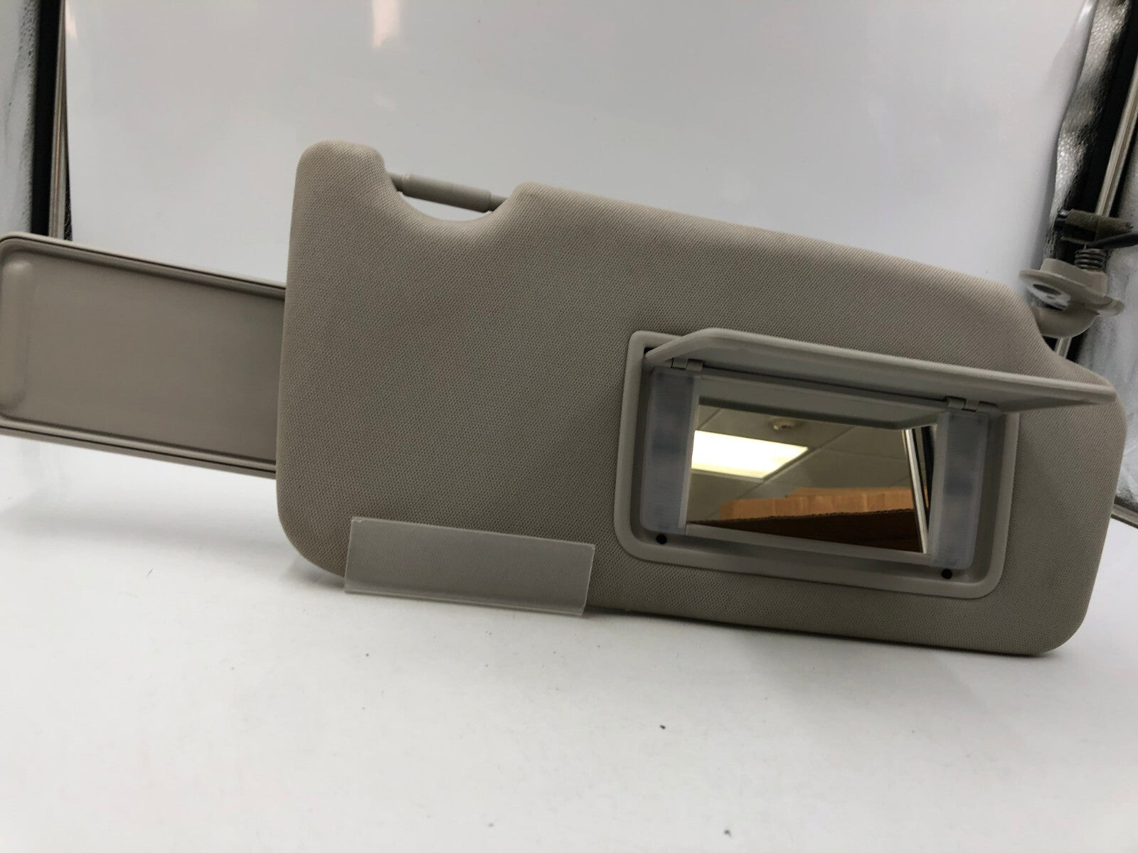 2010-2014 Subaru Legacy Passenger Sun Visor Gray Illuminated OEM B02B29005