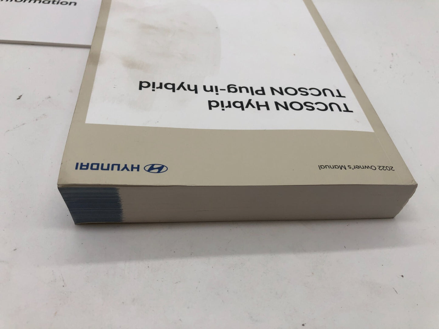2022 Hyundai Tucson Hybrid Owners Manual Set OEM B02B08039