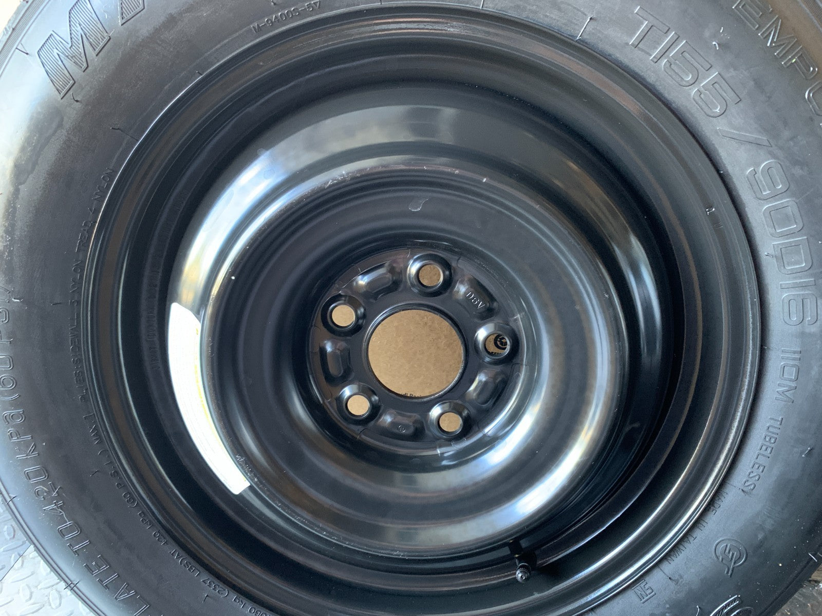 2010-2020 Nissan Rogue 16" Spare Tire Wheel Compact Donut T155/90D16 Maxxis