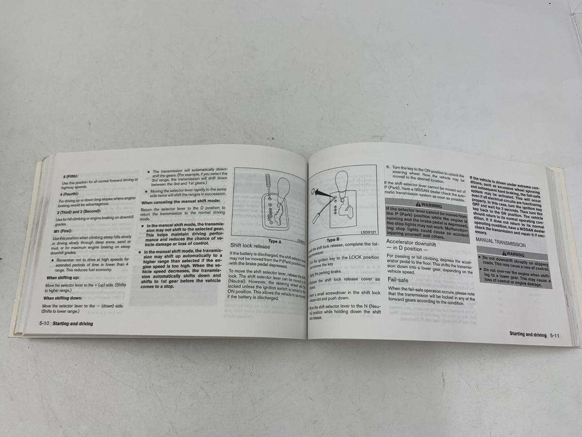 2006 Nissan Altima Owners Manual with Case OEM D01B48006