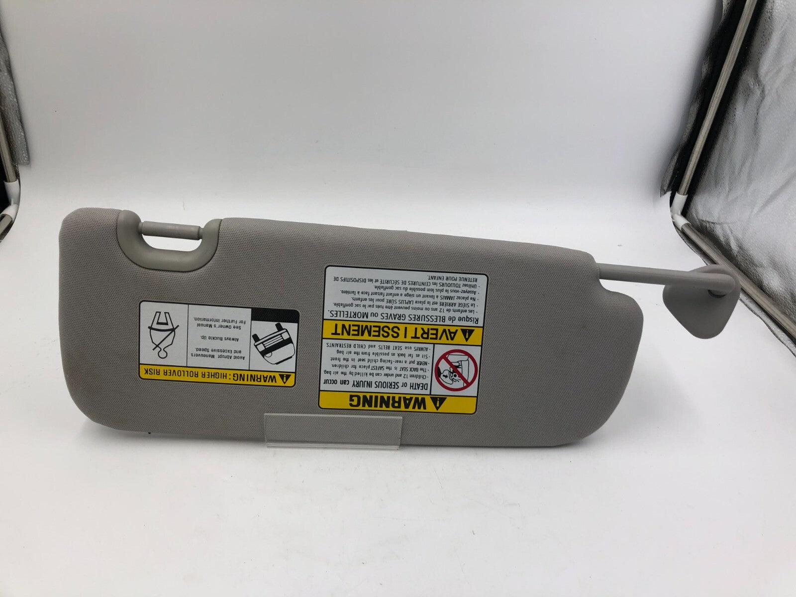 2013-2019 Hyundai Santa Fe Driver Sun Visor Gray OEM D04B22027