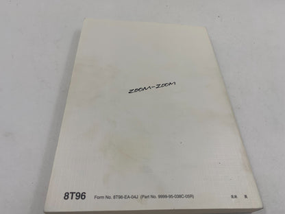 2005 Mazda 3 Owners Manual  Set with Case OEM D04B41053