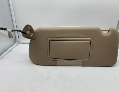 2003-2007 Cadillac CTS Driver Sun Visor Beige Illuminated OEM A01B40012