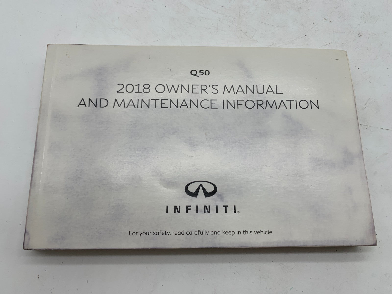 2018 Infiniti Q50 Owners Manual Set with Case OEM A02B40008