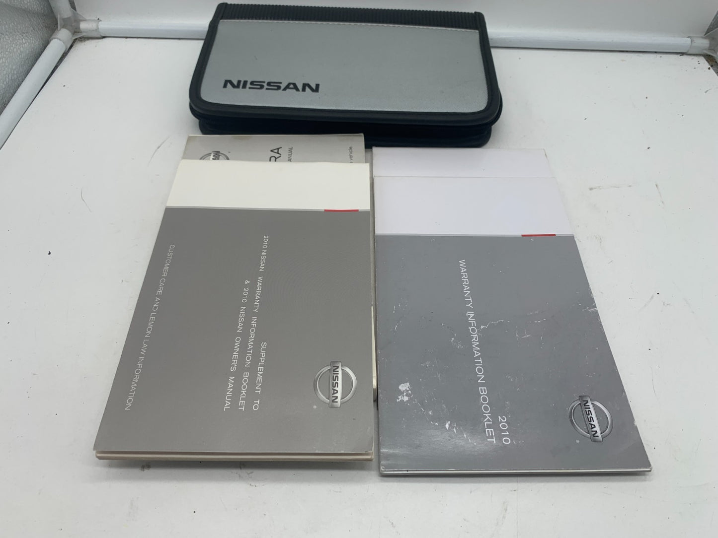 2010 Nissan Sentra Owners Manual Set with Case OEM