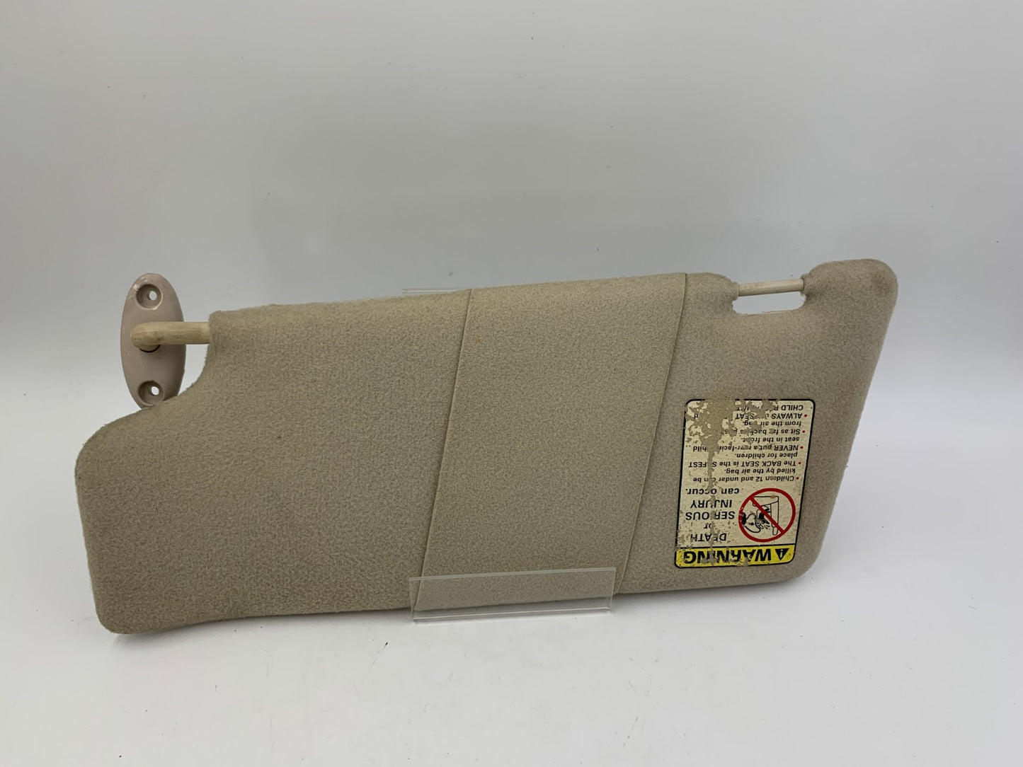 2000-2004 Ford Focus Passenger Sun Visor Ivory OEM C02B32030