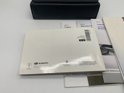 2014 Subaru Legacy Outback Owners Manual Set with Case OEM A02B50024