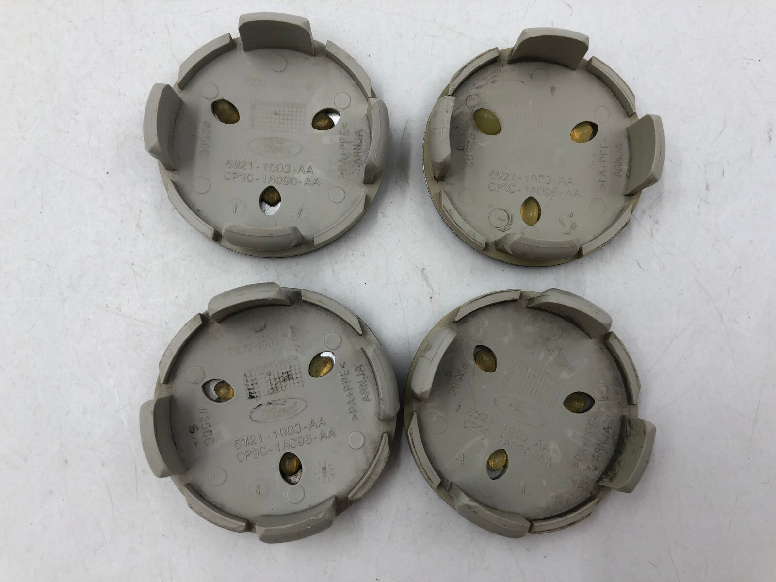 2013-2019 Ford Rim Wheel Center Cap Set of 4 Blue 2 inch OEM B03B34022