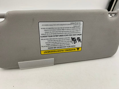 2015-2019 Hyundai Sonata Passenger Sun Visor Gray Illuminated OEM B03B49026