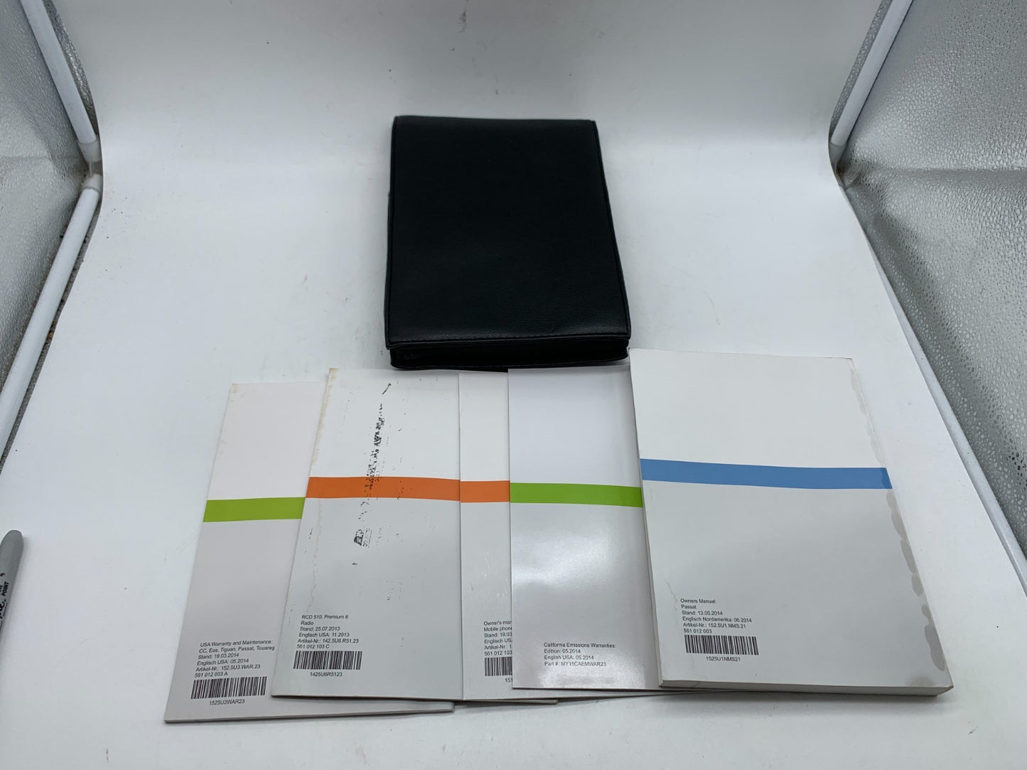 2015 Volkswagen Passat Owners Manual Set with Case OEM D02B09042