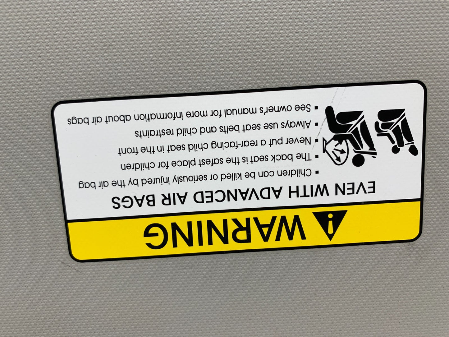 2020-2021 Kia Soul Passenger Sun Visor Gray Illuminated OEM A04B15002