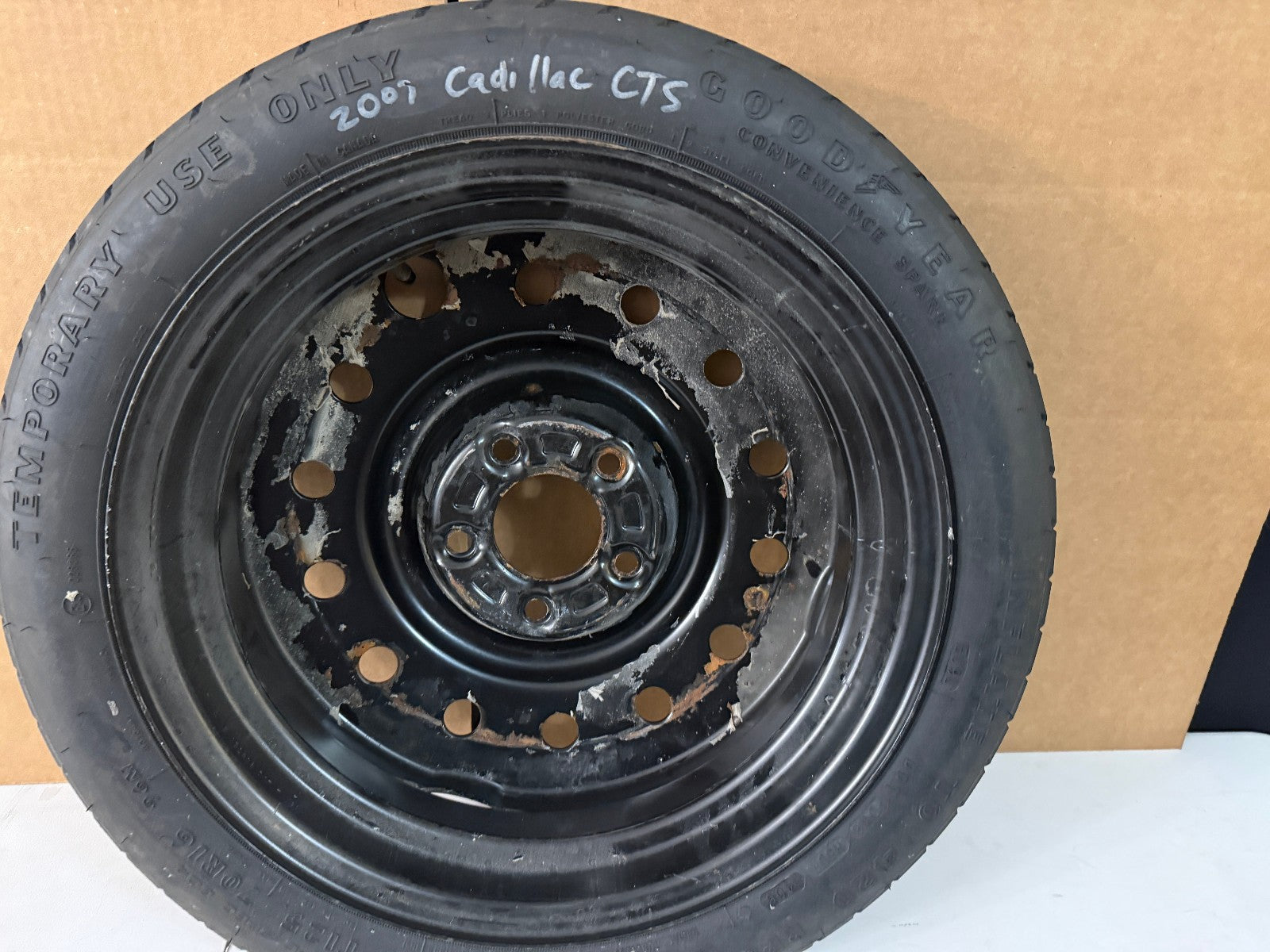 2003-2007 Cadillac CTS Spare Tire 16" Compact Donut T125/70R16
