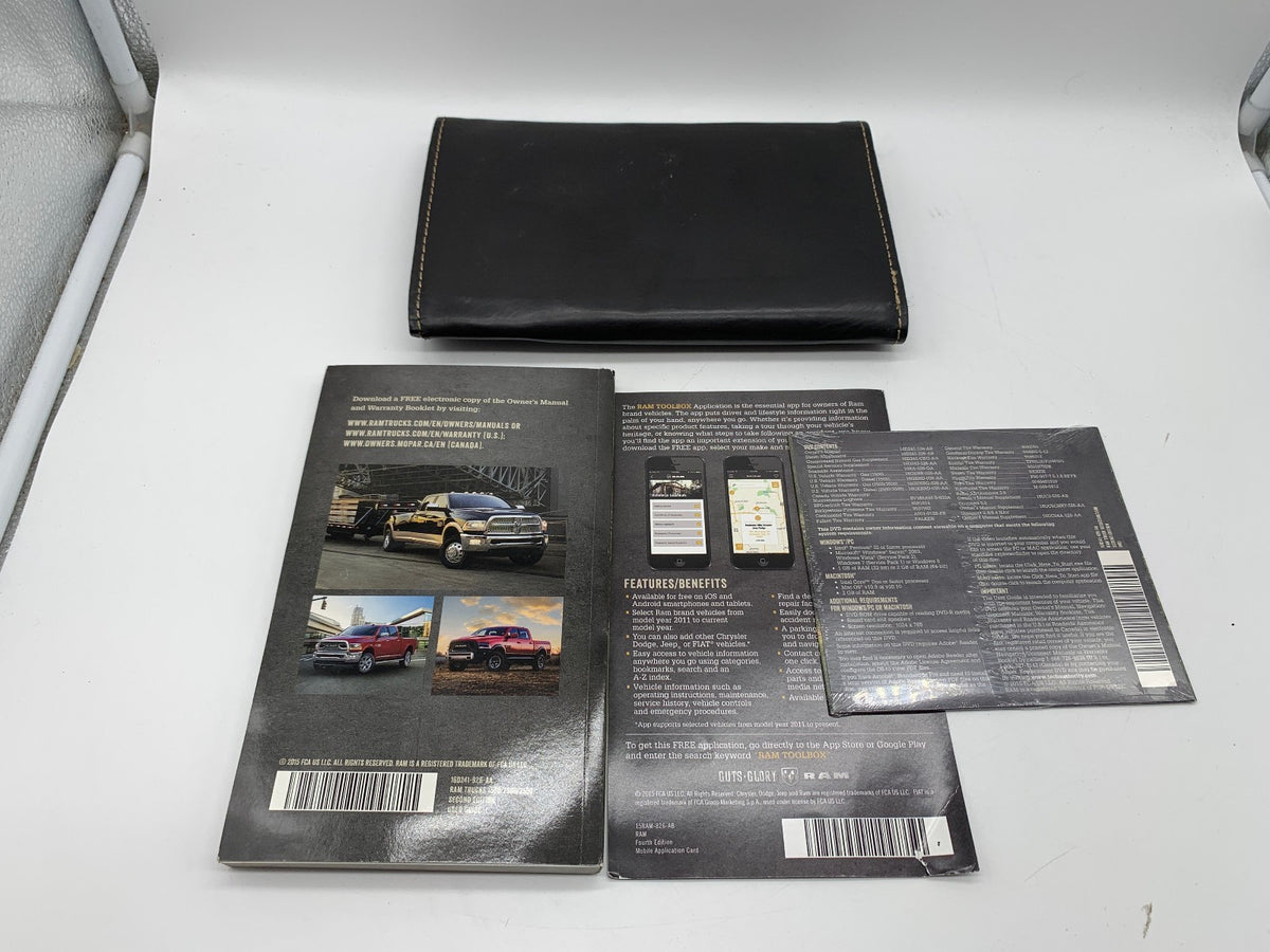 2016 Ram 1500 2500 3500 Owners Manual with Case OEM R01B09036