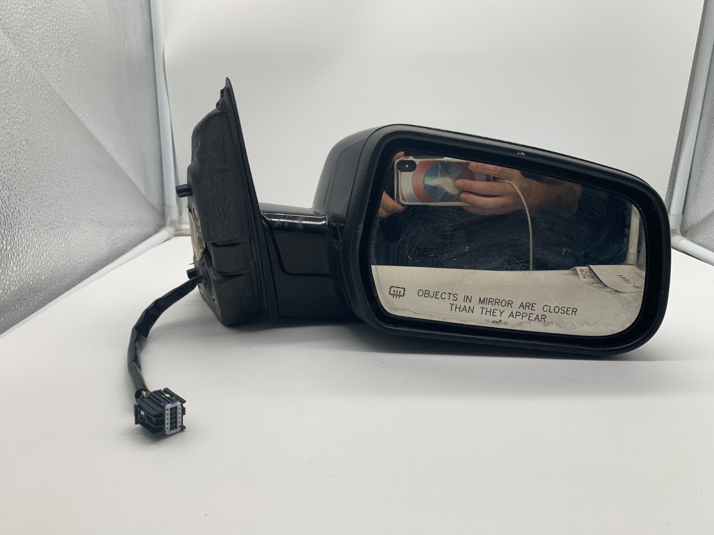 2010-2011 Chevrolet Equinox Passenger Side Power Door Mirror Black OEM C02B48057