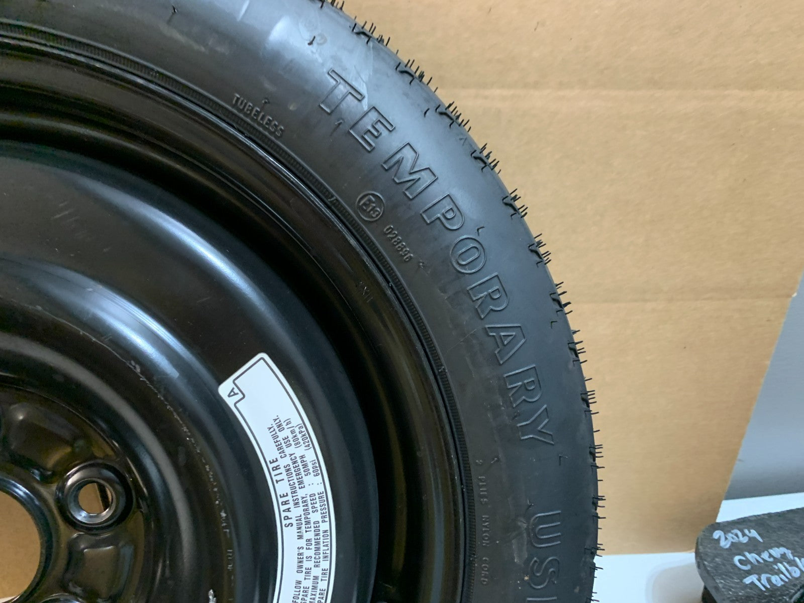 2005-2010 Honda Odyssey 17" Spare Tire Compact Donut T135/80D17 OEM Spare