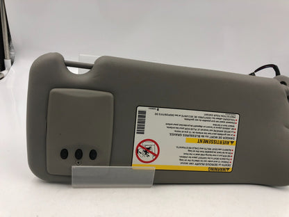 2003-2007 Cadillac CTS Driver Sun Visor Gray Illuminated OEM D02B61003