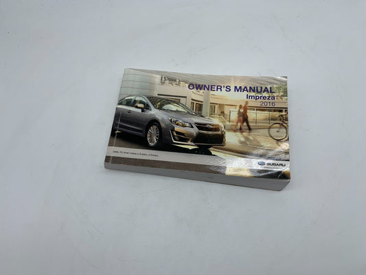 2016 Subaru Impreza Owners Manual OEM C03B56020