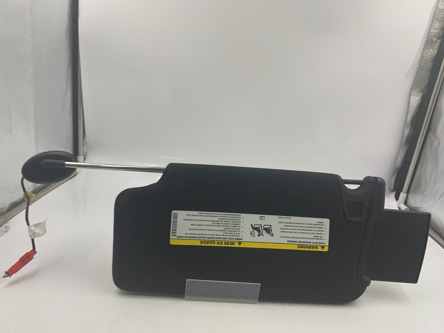 2011-2014 Dodge Charger Passenger Sun Visor Sunvisor Black Illuminated D02B34083