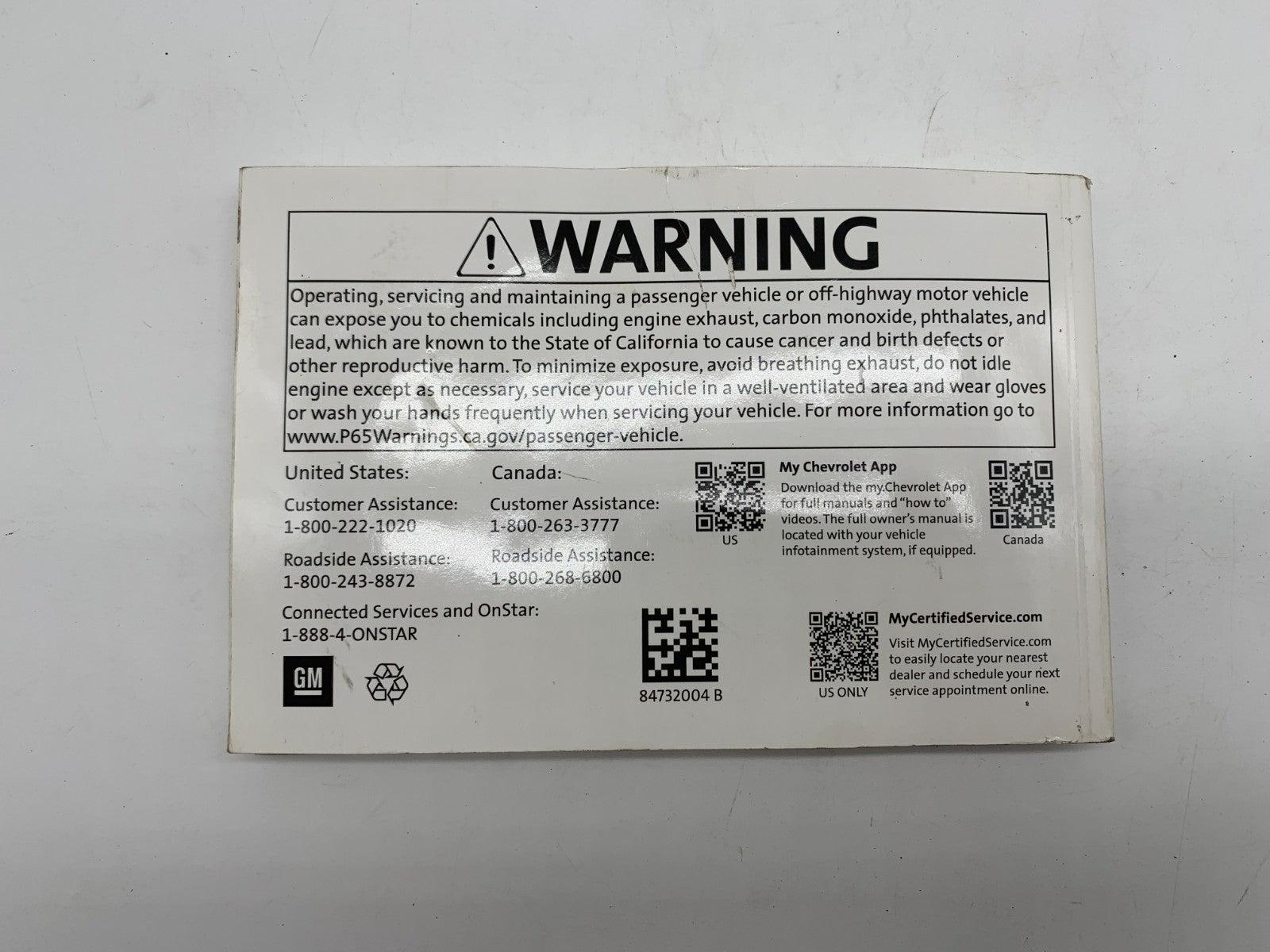 2021 Chevrolet Spark Owners Manual Set OEM B03B19007