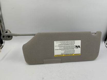 2011-2014 Toyota Sienna Passenger Sun Visor Sunvisor Gray OEM D01B63003