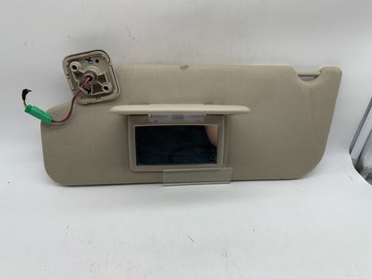 2010-2011 Ford Taurus Driver Sun Visor Gray Illuminated OEM D02B43010