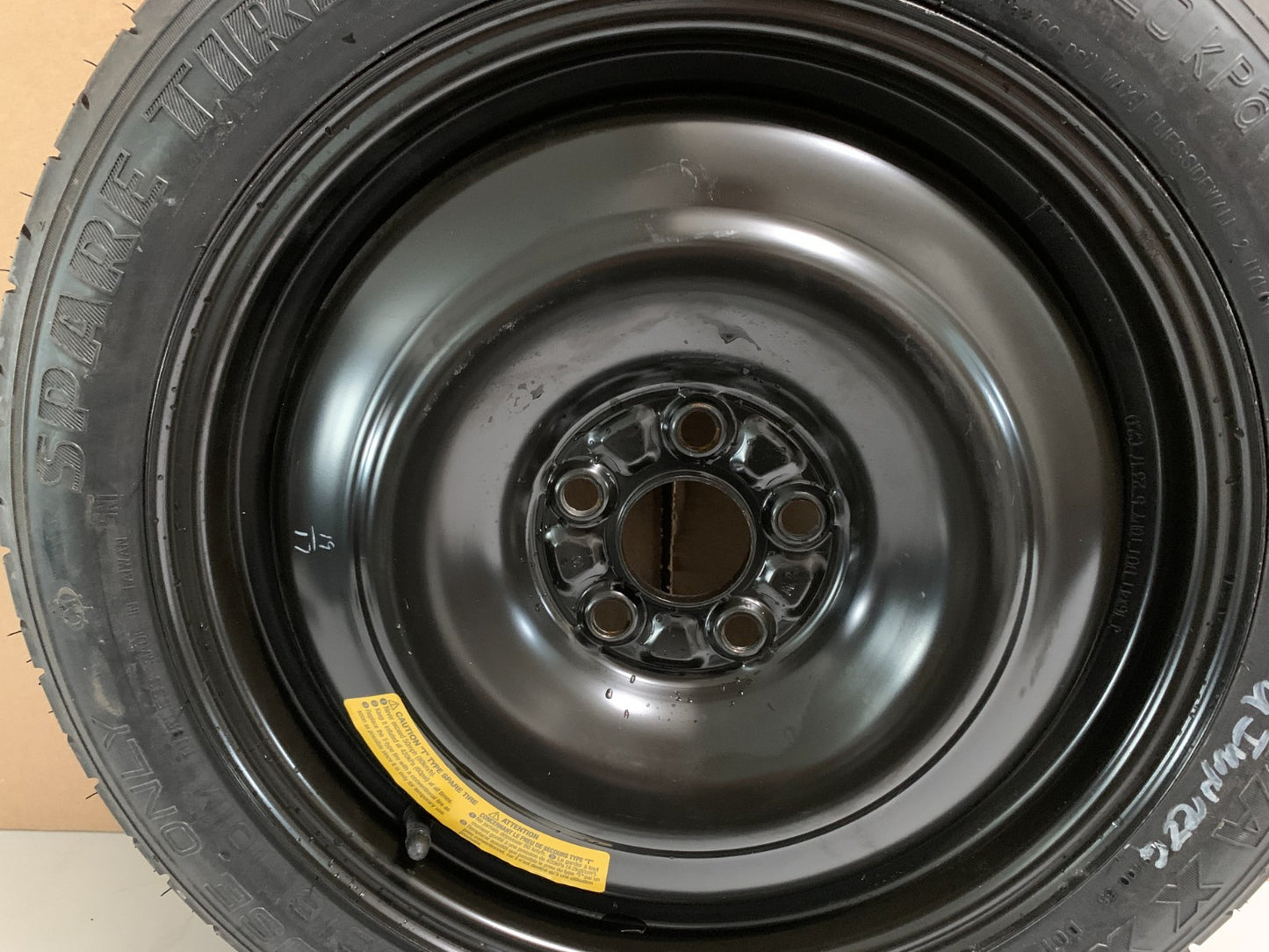 2017-2023 Subaru Impreza 16" Spare Tire Wheel Compact Donut T135/80D16