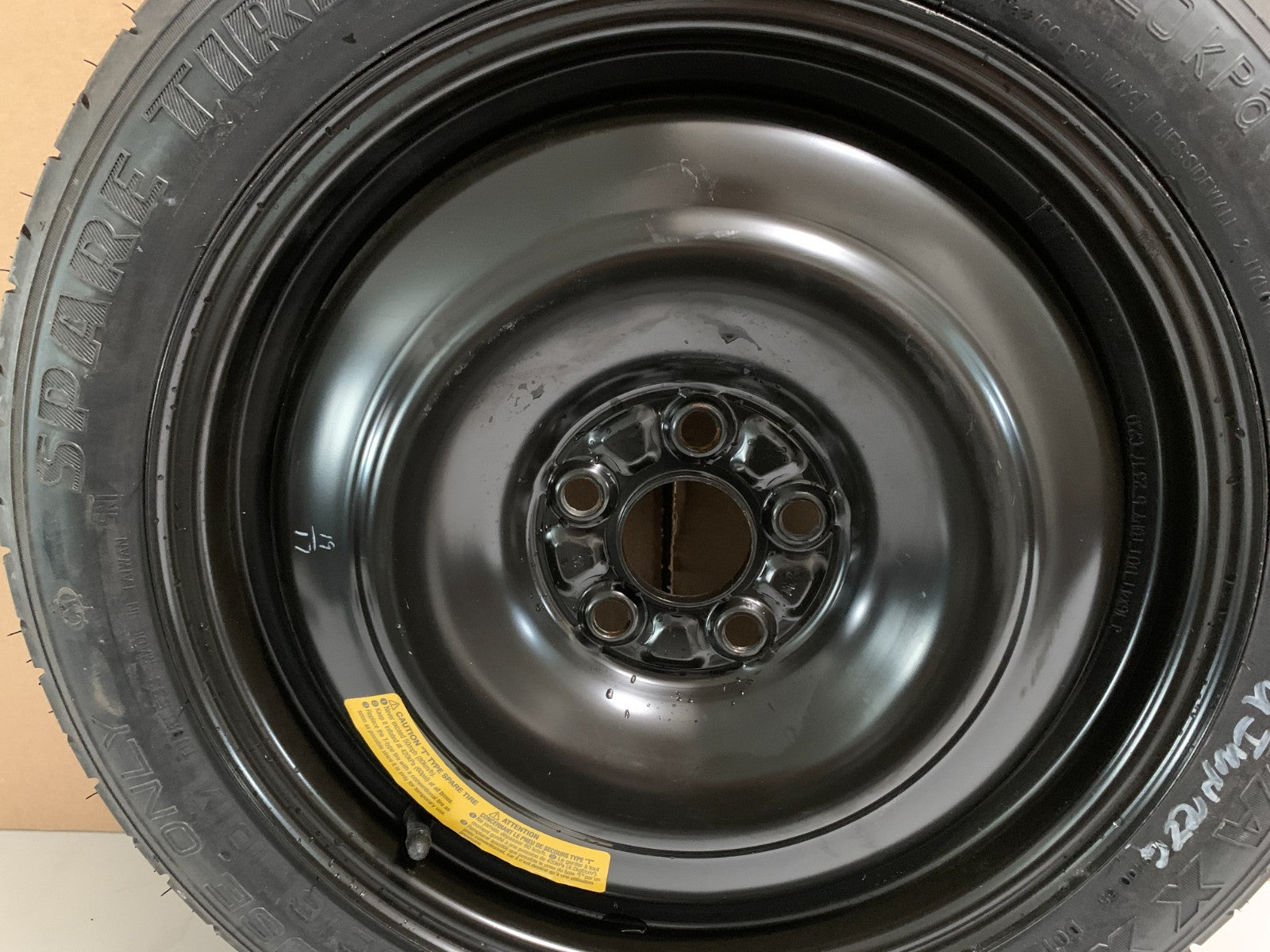 2017-2023 Subaru Impreza 16" Spare Tire Wheel Compact Donut T135/80D16