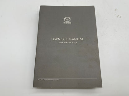 2021 Mazda CX-9 CX9 Owners Manual Set with Case OEM D03B68007