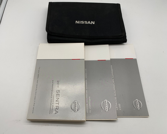 2017 Nissan Sentra Owners Manual Set with Case OEM R01B29032