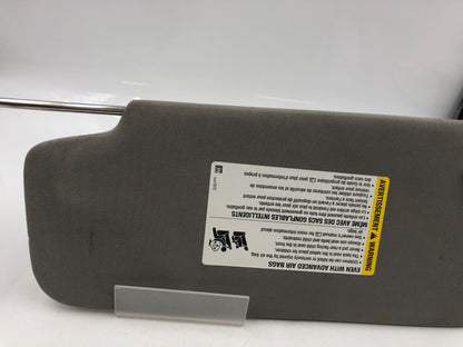 2018-2019 Buick Enclave Passenger Sun Visor Gray Illuminated OEM B01B15027