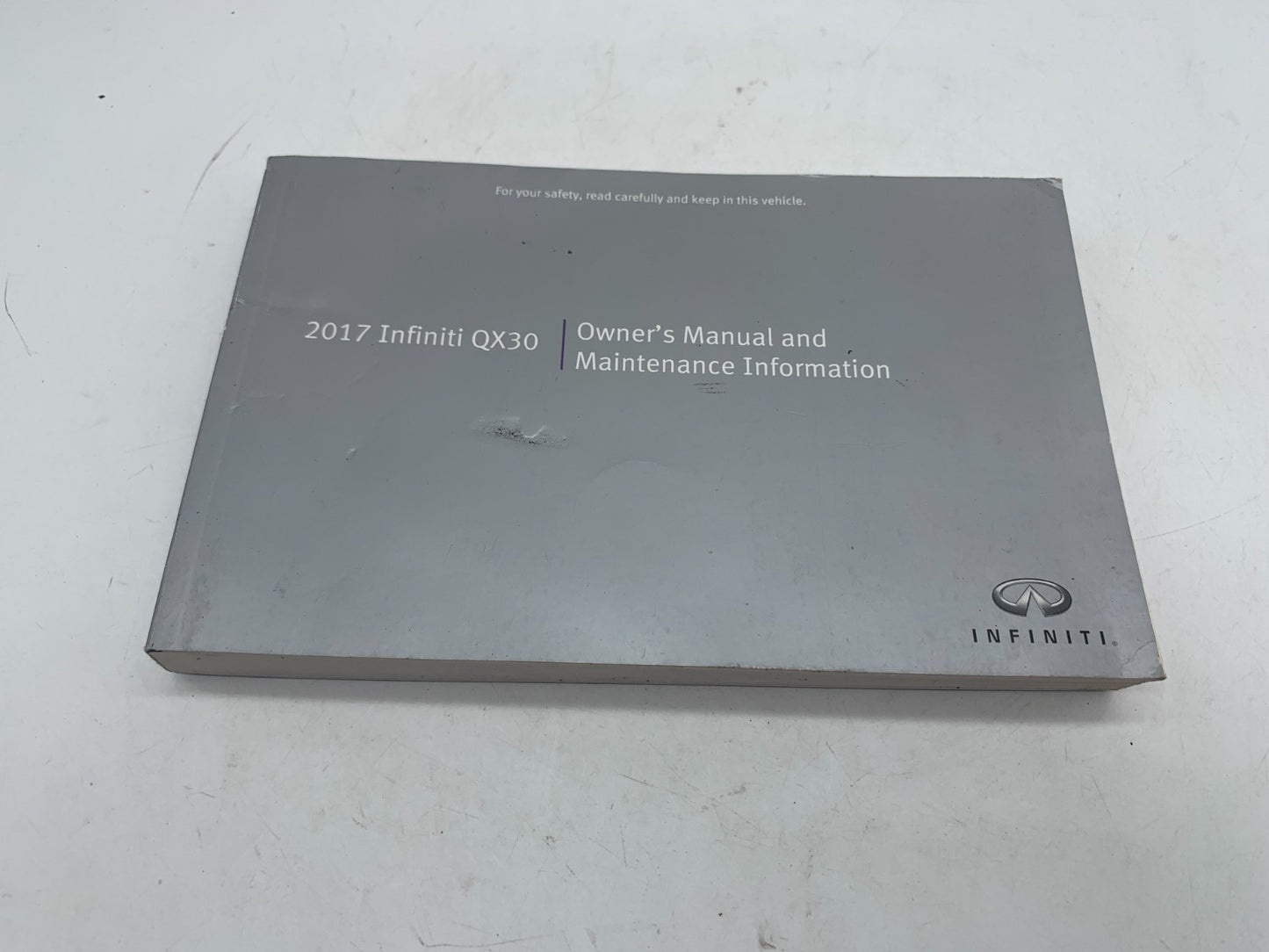 2017 Infiniti QX30 QX 30 Owners Manual Set with Case OEM