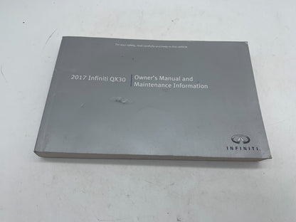 2017 Infiniti QX30 QX 30 Owners Manual Set with Case OEM