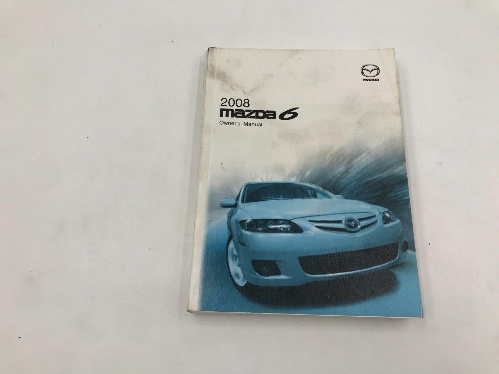 2008 Mazda 6 Owners Manual Set with Case OEM B01B51039