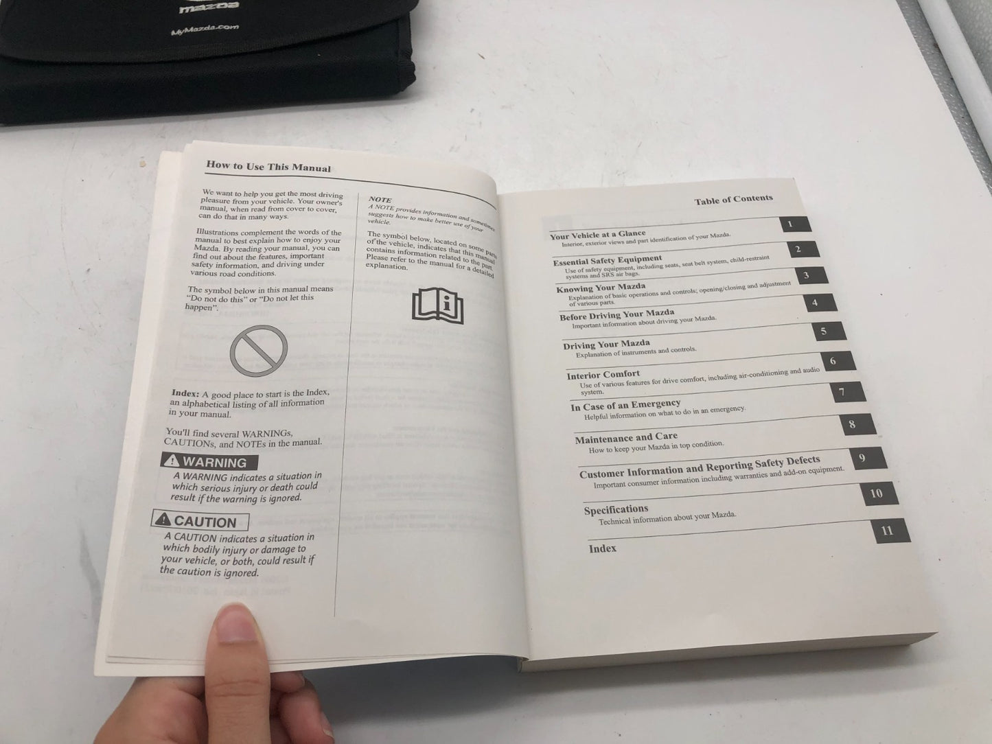 2010 Mazda CX-9 CX9 Owners Manual with Case OEM A01B06007