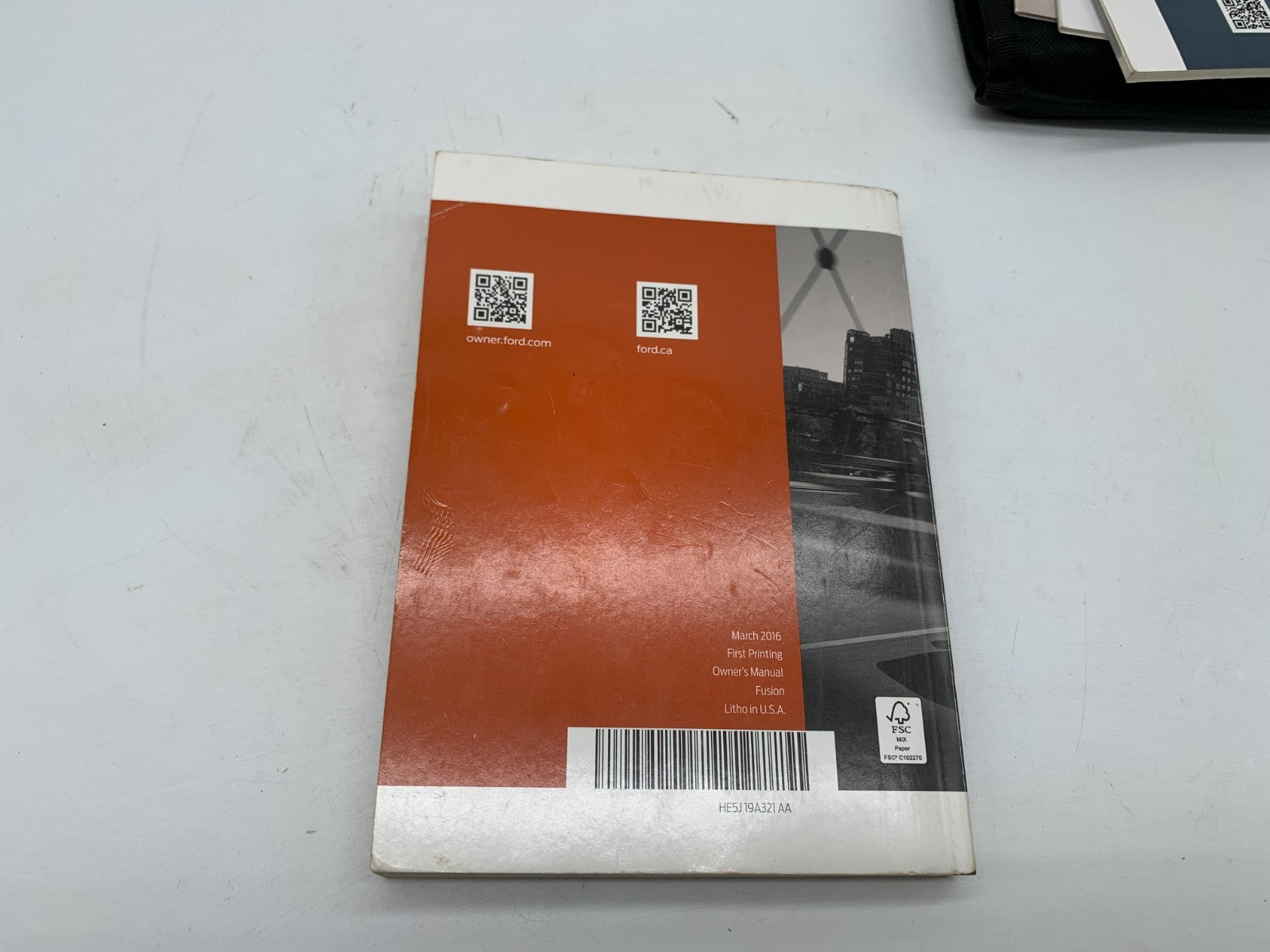 2017 Ford Fusion Owners Manual Set with Case OEM B02B24013