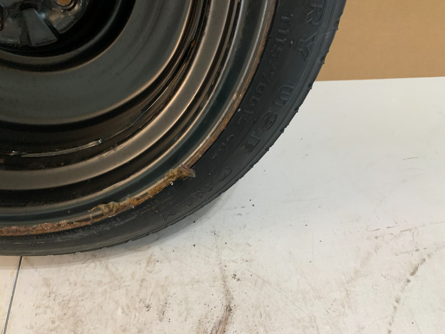2004-2009 Mazda 3 Mazda3 15" Spare Tire Compact Donut T115/70D15