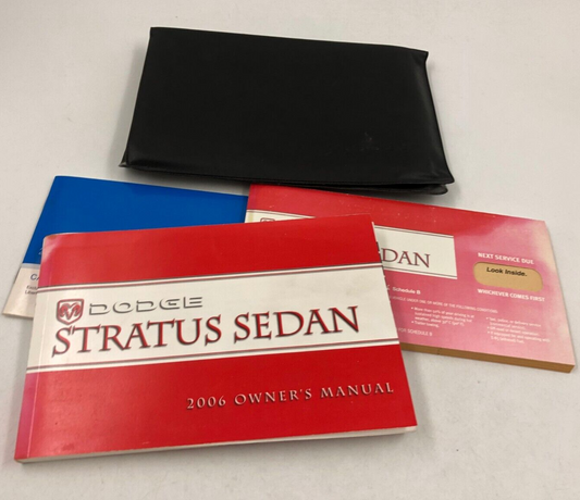 2006 Dodge Stratus Sedan Owners Manual Set with Case OEM C01B55050