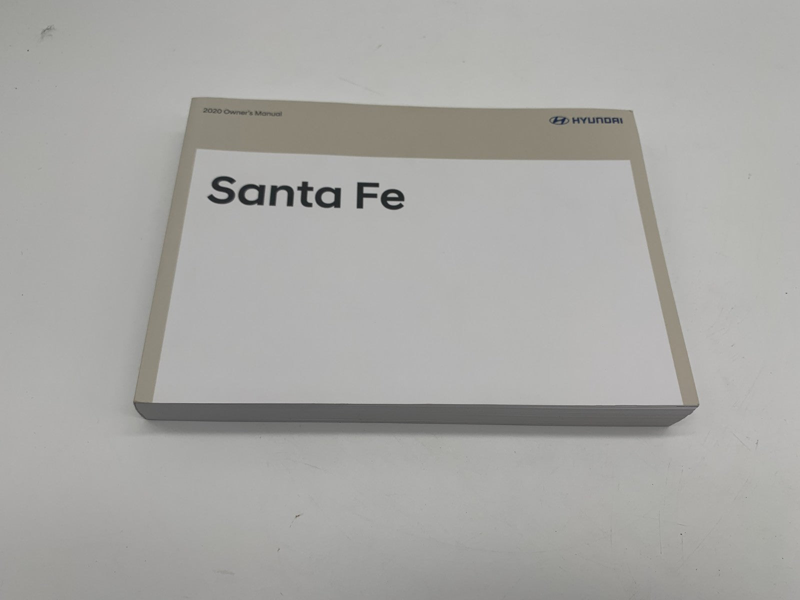 2020 Hyundai Santa FE Owners Manual Set with Case OEM A02B44052