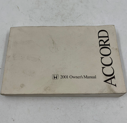 2001 Honda Accord Owners Manual OEM C02B27004