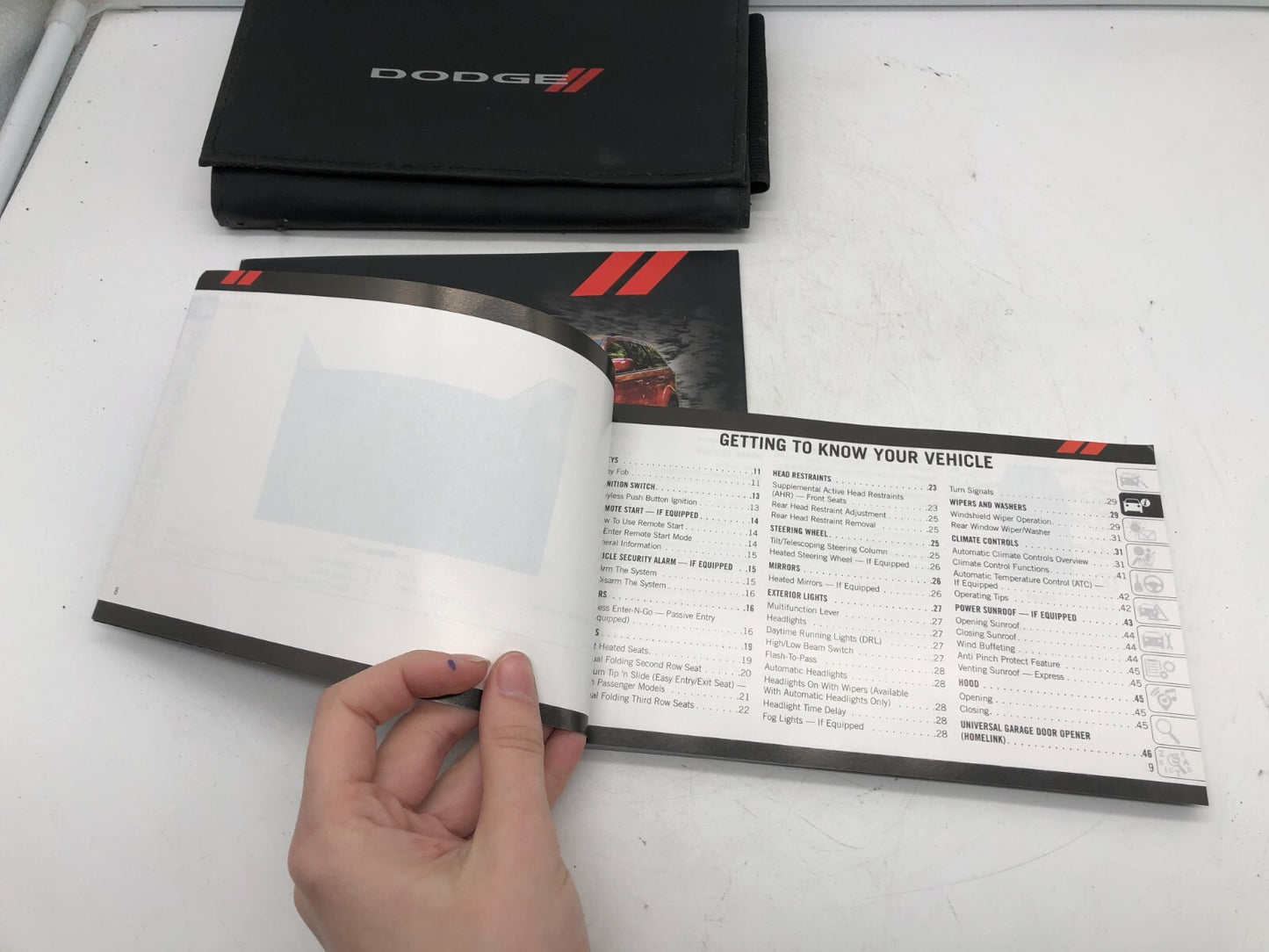 2018 Dodge Journey Owners Manual Set with Case OEM E02B40067