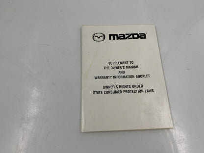 2007 Mazda CX-7 CX7 Owners Manual Set with Case OEM C04B14032