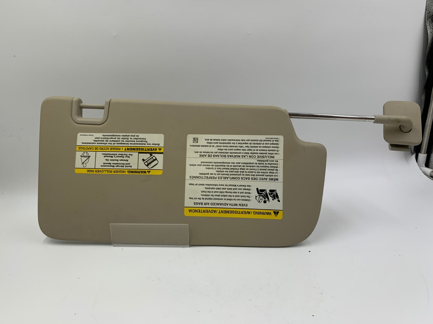 2019-2020 Ford Ranger Driver Sun Visor Sun Visor Beige OEM B01B04043