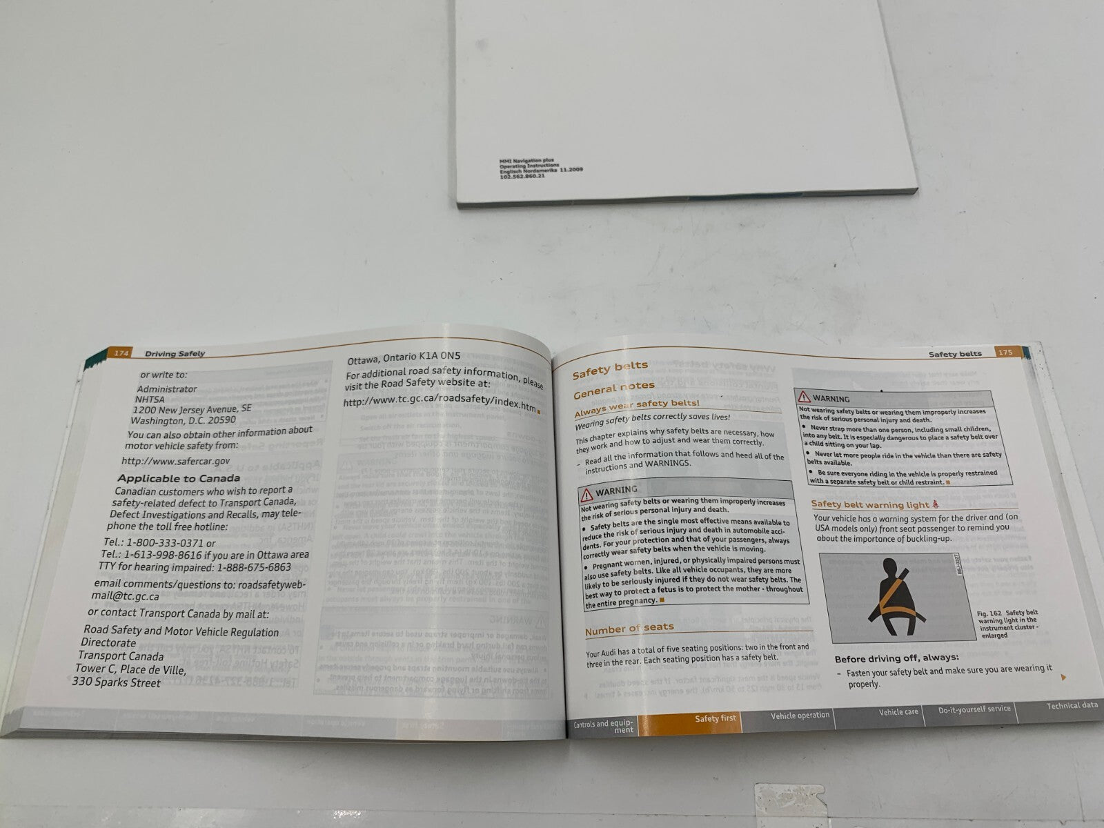 2010 Audi A4 Sedan Owners Manual Set with Case OEM D01B43006