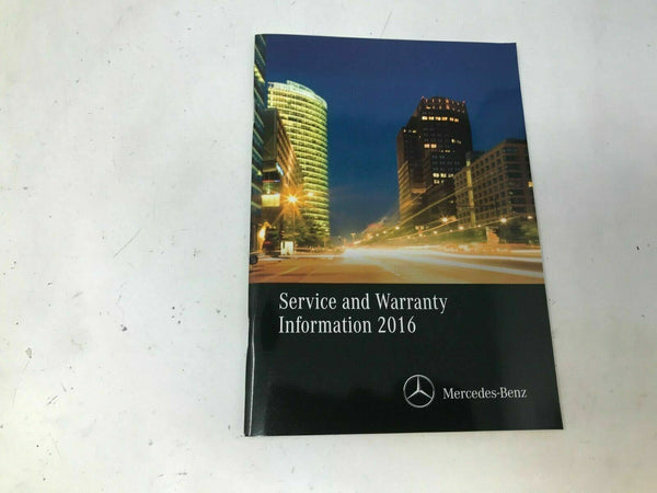 2016 Mercedes-Benz C-Class Owners Manual Handbook Set with Case OEM H02B52006